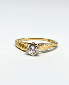 14k Estate Diamond Engagement Ring