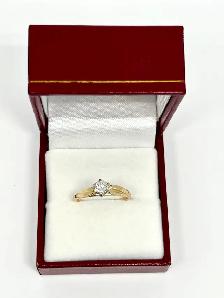 14k Estate Diamond Engagement Ring - Photo 2