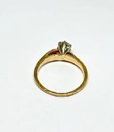14k Estate Diamond Engagement Ring - Photo 4