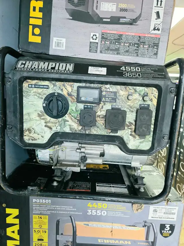Génératrice portative Champion 4500