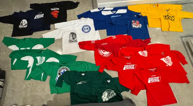 Hockey practice jersey set youth peewee U13