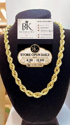 10K  yellow Gold Rope Chain  # R 53