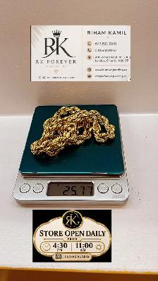 10K  yellow Gold Rope Chain  # R 53 - Photo 5