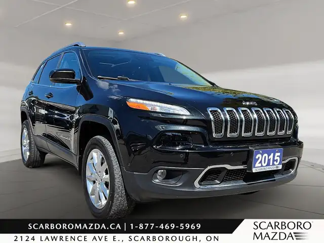2015 Jeep Cherokee Limited 4X4| LEATHER| ONE OWNER