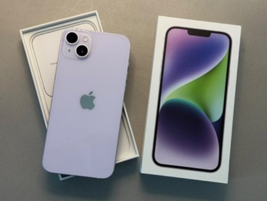iPhone 14 Plus Purple Like New Condition in Box Unlocked