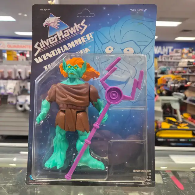 Sealed,Unpunched'87 Kenner Silverhawks Windhammer @ Cashopolis