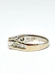 14k white gold Diamond Ring - Photo 4