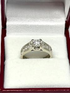 14k white gold Diamond Ring - Photo 6