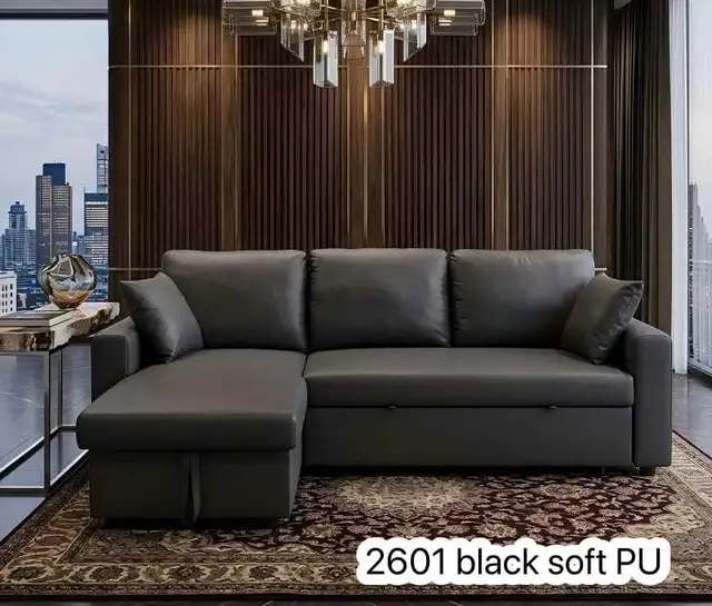 Pu leather sofabed 3 seater - GTA free delivery