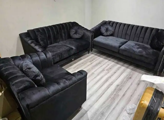 Stylish and modern sofa set 3 piece - negotiable
