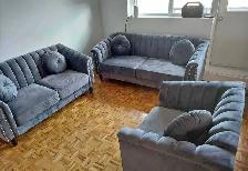 Stylish and modern sofa set 3 piece - negotiable - Photo 2