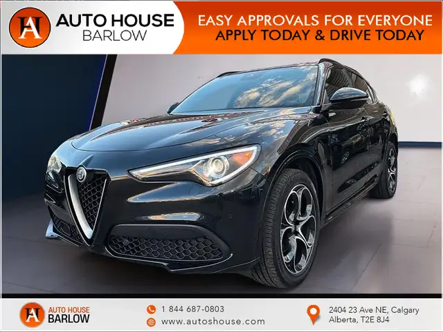 2021 Alfa Romeo Stelvio Ti Sport Leather AWD LEATHER SEATS NAVIG