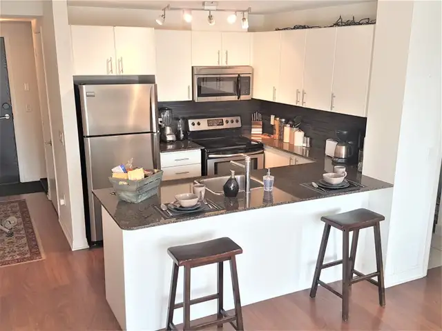 Furnished One Bedroom Suite w/ Walk-In Closet-Parliament & Dunda