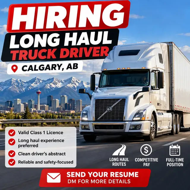 Hiring LCV Driver in Calgary