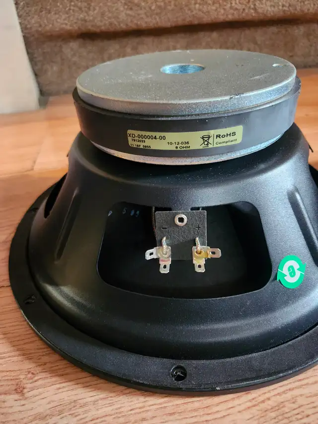 2-12 inch RCF speakers