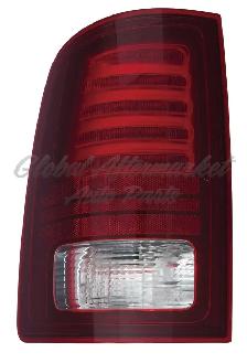 Ram Pickup Ram 2014-2018 Tail Lamp Left LED Black Sport/Rt