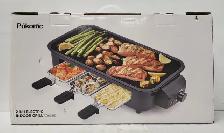 (N9745154) Pukomc DKS-321 2-in-1 Electric Indoor Grill