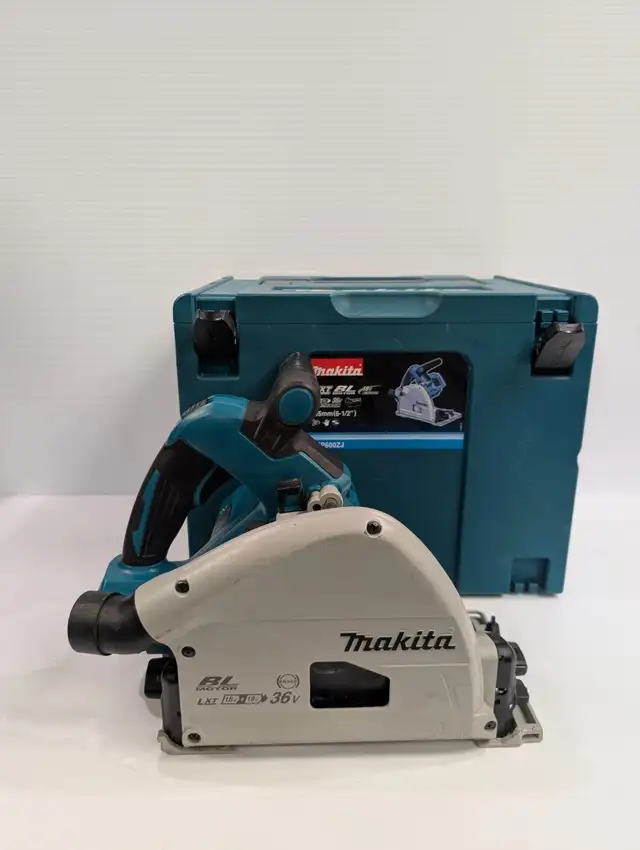 (B2373) Makita DSP600ZJ 36V Cordless Plunge Cut Track Saw W/...