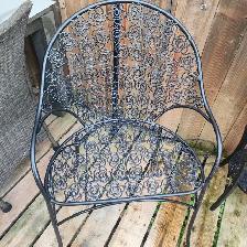 Banc de jardin antique en fonte victorien - Photo 8