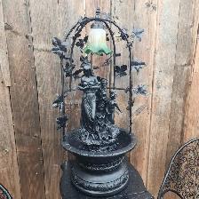 Banc de jardin antique en fonte victorien - Photo 9