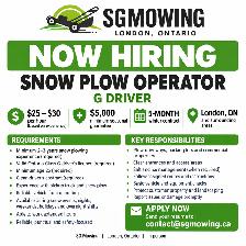 Snow Plow Operator – G Driver