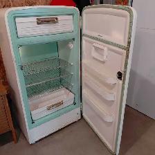 Réfrigérateur vintage Racine Deluxe style rétro/antique - Photo 4