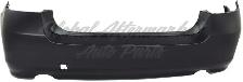 Subaru Legacy 2010-2014 Bumper Rear Primed - Photo 2