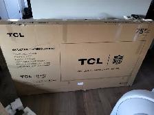 Brand New TCL 75" Inch 4K LED Smart TV For Sale - Photo 2