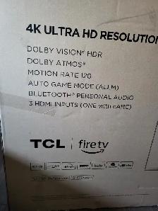 Brand New TCL 75" Inch 4K LED Smart TV For Sale - Photo 5