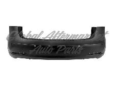 Tesla Model 3 2017-2023 Bumper Rear Primed With 6 Park Assist