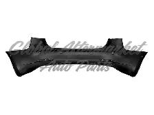 Tesla Model 3 2017-2023 Bumper Rear Primed With 6 Park Assist - Photo 3