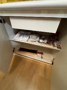 DINING ROOM TABLE/CHAIRS & LIGHTED GLASS HUTCH AND CABINET - Photo 5