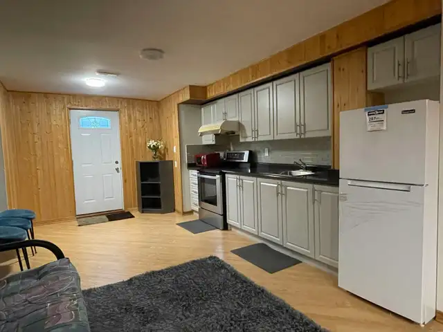 2-Bedroom Furnished Basement Apartment for Rent
