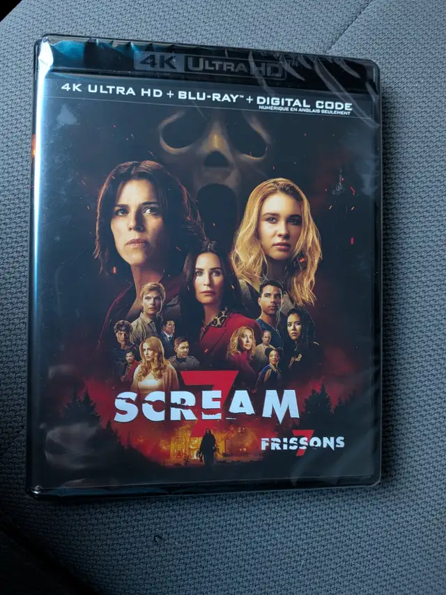 Scream 7 4K UHD   Blu-ray   Digital Code (Brand New Sealed)