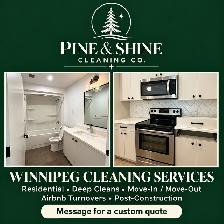 Winnipeg House, Deep & Move-Out Cleaning | Pine & Shine