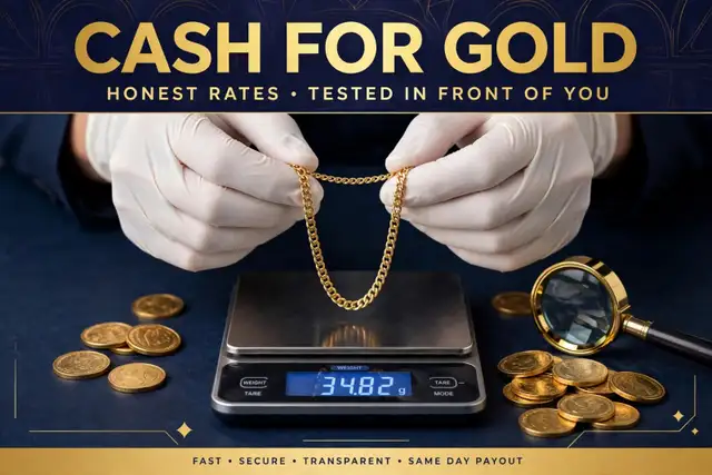 CASH FOR GOLD — Honest Per-Gram Rates, Tested In Front of You