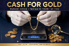 CASH FOR GOLD — Honest Per-Gram Rates, Tested In Front of You