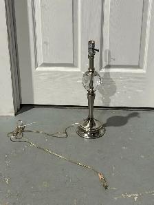 Crystal Silver Table Lamp Base - $20 - Photo 4