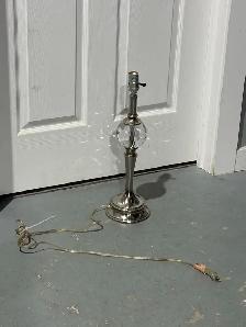 Crystal Silver Table Lamp Base - $20 - Photo 6