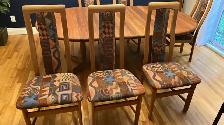 Mid century. TEAK TECK. 6 chaises chairs pour $270 ( $45 chaque) - Photo 4