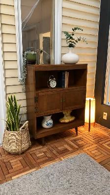 Mid century. TEAK TECK lampe / Buffet, credence, bar, bibliothèq