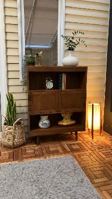 Mid century. TEAK TECK lampe / Buffet, credence, bar, bibliothèq - Photo 10