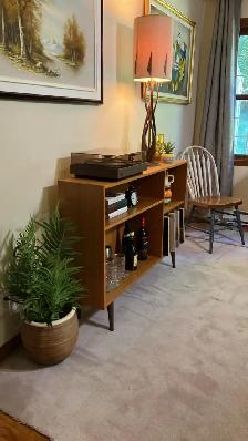 Mid century. TEAK TECK. Vinyl records bahut, bar, bookcase, side - Photo 10