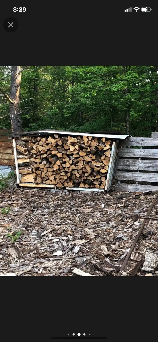 Seasoned firewood mixed