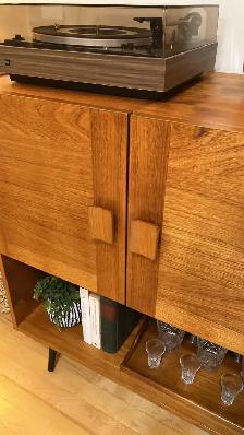 Mid century TEAK TECK. Buffet, credence, table console, bahut di - Photo 6