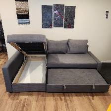 Used (Good Condition) IKEA sectional sofa bed   FREE DELIVERY - Photo 5
