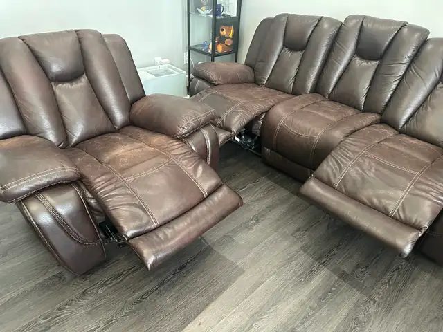 6 Seater Motorized Recliner Sofa Set