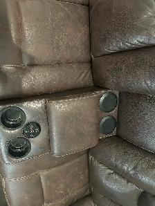 6 Seater Motorized Recliner Sofa Set - Photo 4