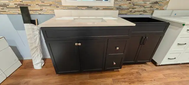 42-inch Vanity Cabinet with 43-inch Countertop