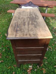 Antique 4 drawer with beveled mirror dresser DIY - Photo 8